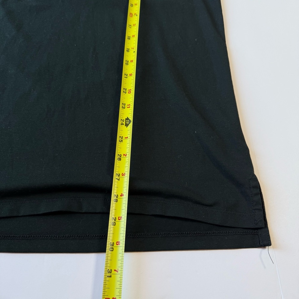 Cuts Clothing AO Henley Split-Hem Long Sleeve Shirt Black Large - Picture 6 of 7